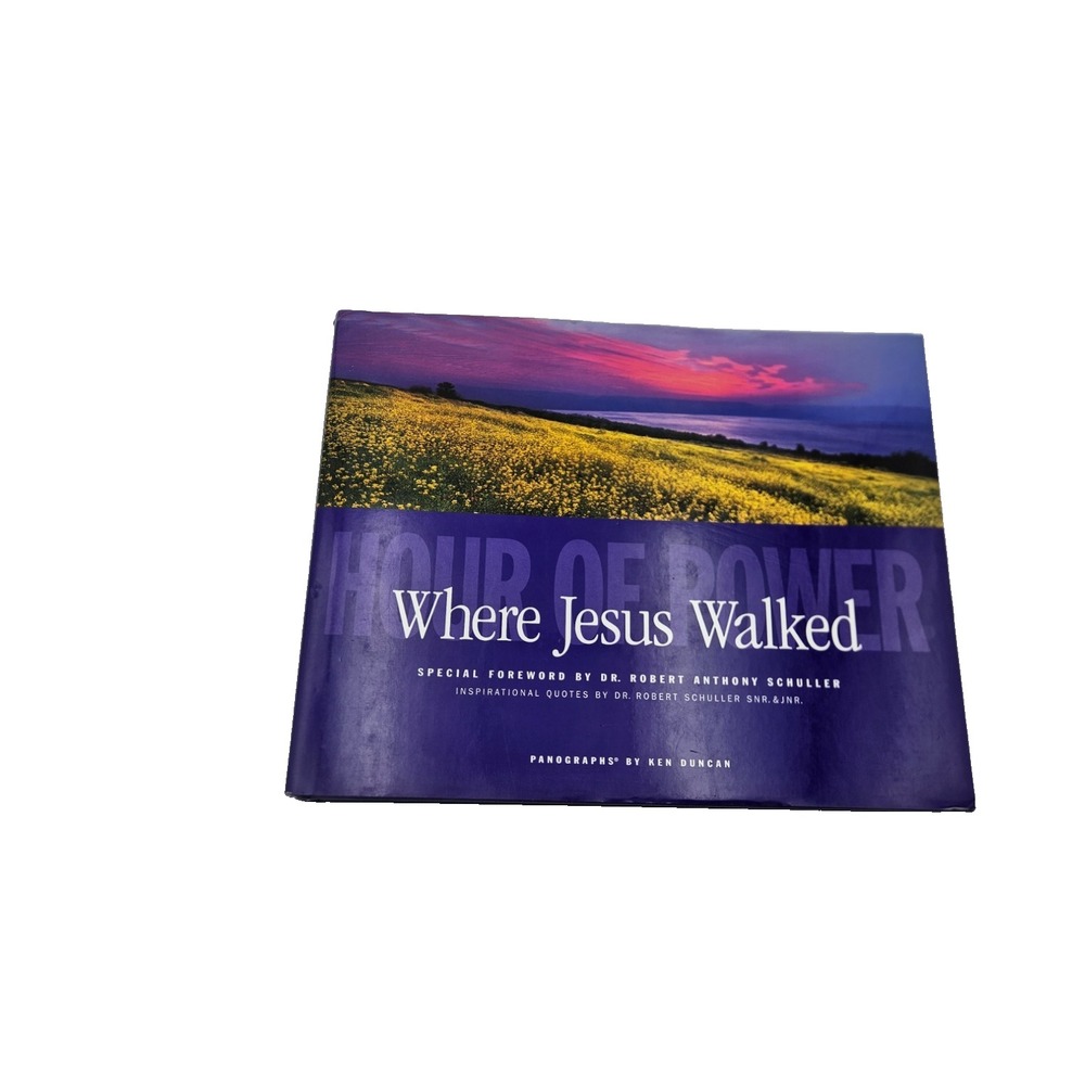 Where Jesus Walked Robert Schuller Christian Travel Photo Book